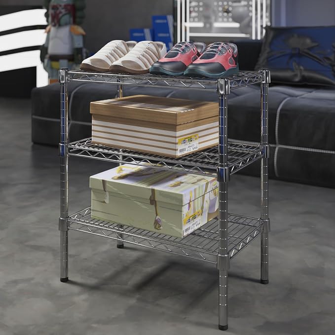 Regal Altair 14" Deep x 24" Wide x 27" Height Wire Shelving Kit | 3-Tier | NSF - Image 2