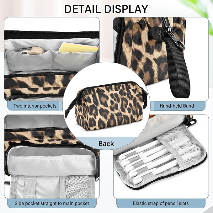 Bolaz Big Capacity Pencil Pen Case Pouch Bag School College Office Organizer - Image 4