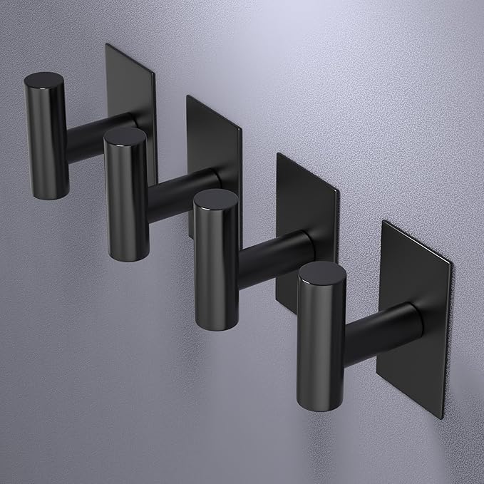 VAEHOLD Wall Towel Hooks, Heavy Duty Sticky Holder Waterproof Towel Hooks - Image 5