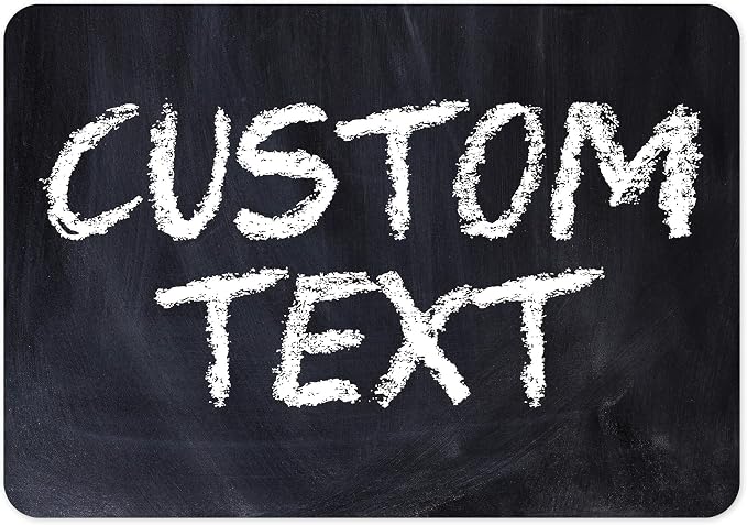 Custom Sign, Custom Street Sign, 11 Font Colors, 13 Font Styles, 4 Hole Options by MySignCenter