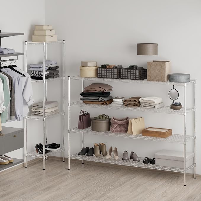 Regal Altair 18" Deep x 72" Wide x 54" Height Wire Shelving Kit | 4-Tier | NSF - Image 7