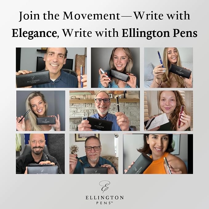 Ellington Pens Luxury Fountain Pen Set- Smooth Fine Nib- Includes 3 Ink - Image 7