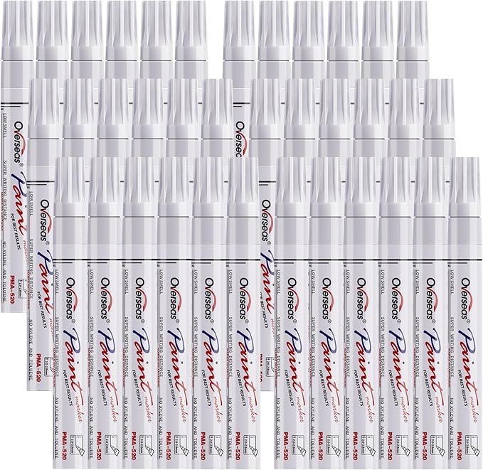 Overseas White Paint Marker Pens by Overseas