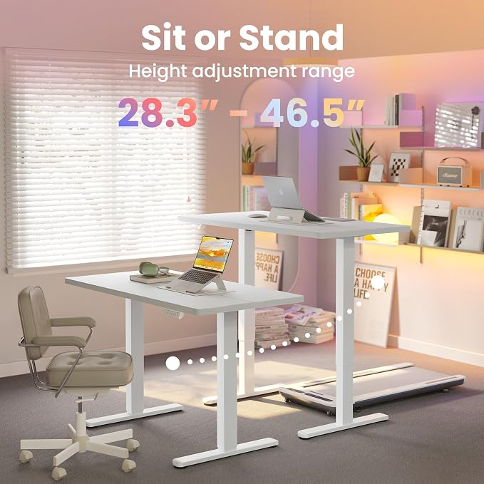 HUANUO 71 x 30 inch Electric Standing Desk Adjustable Height, 4 Memory Height - Image 5