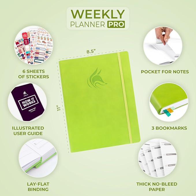 Clever Fox Planner PRO – Weekly & Monthly Life Planner to Increase Productivity - Image 2