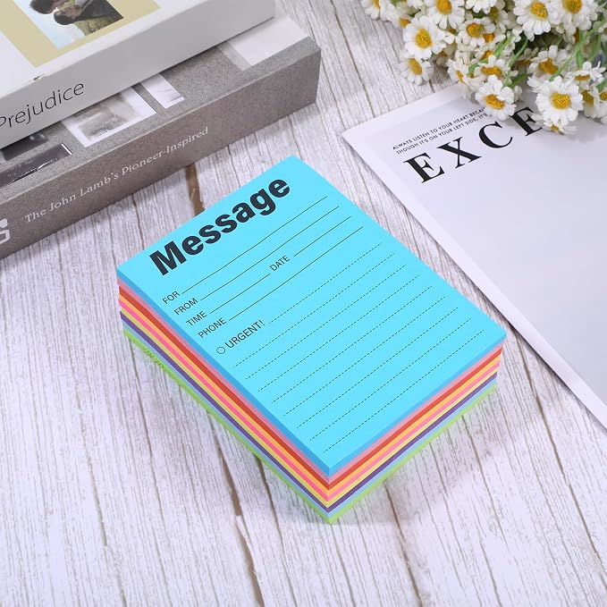 9 Pieces Phone Message Pads for Office Sticky Notes, Telephone Message Pads - Image 7