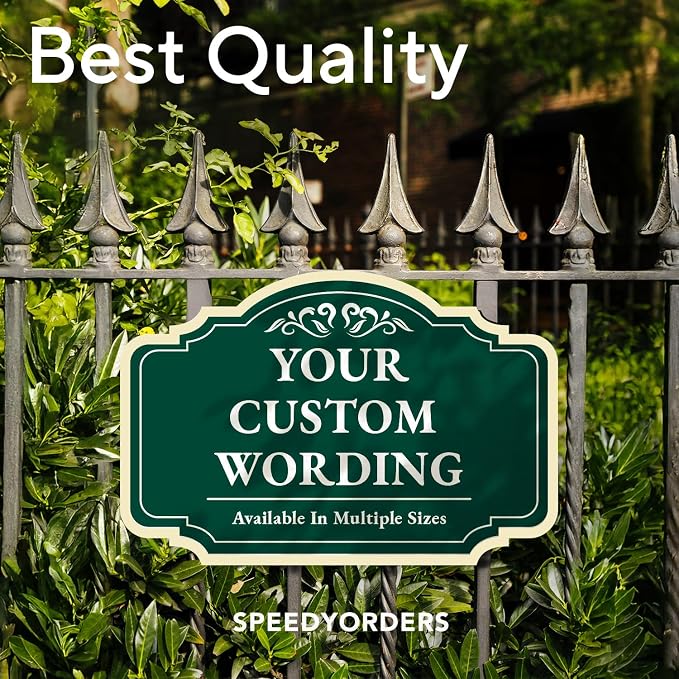 Custom Decorative Outdoor Metal Sign - Image 7