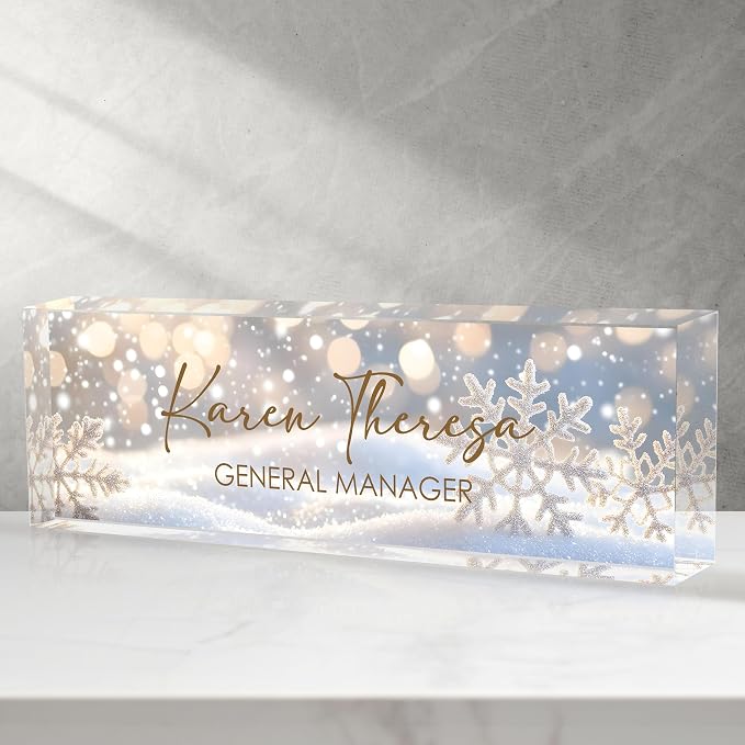 Custom Office Name Plate, Personalized Gifts by Unknown