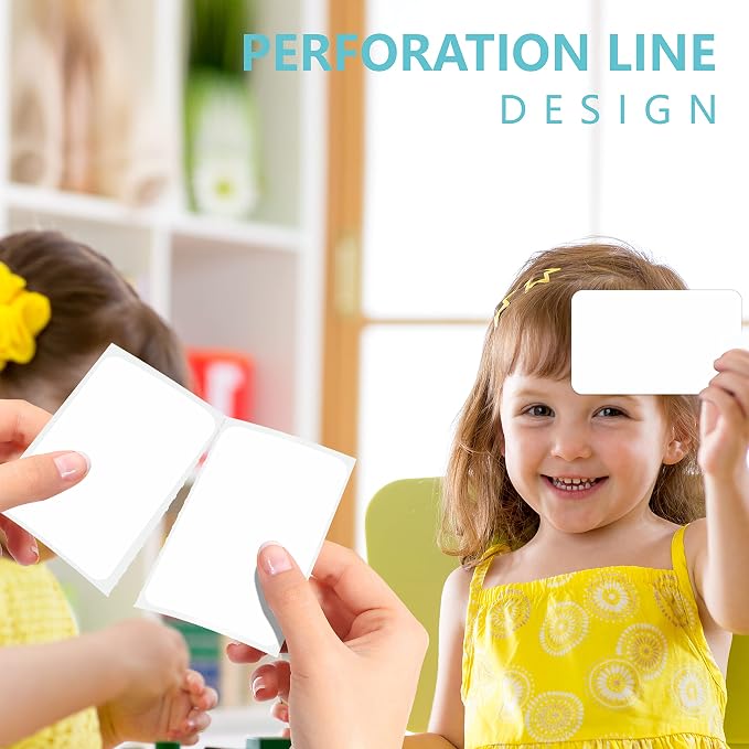 300pcs Plain Name tag Labels, Blank Name Badge - Image 3