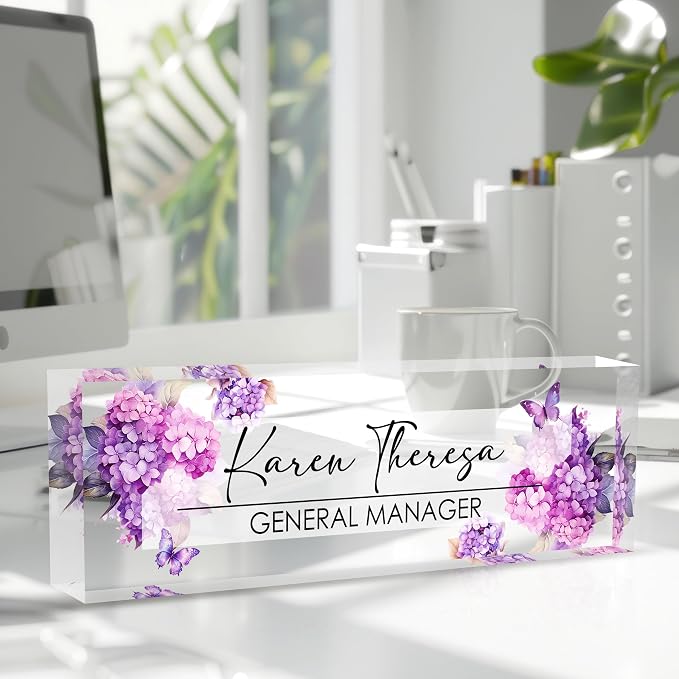 Custom Office Name Plate, Personalized Gifts - Image 2