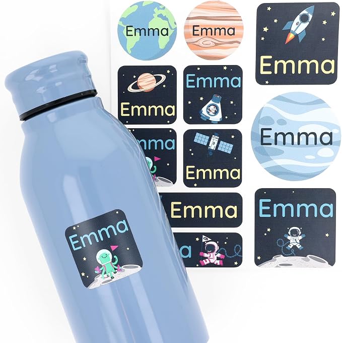 Large Name Labels for Kids by Teddylabels
