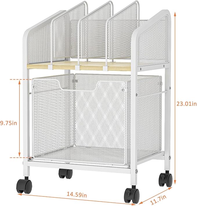 Tiaoheka Rolling File Cabinet - Image 2