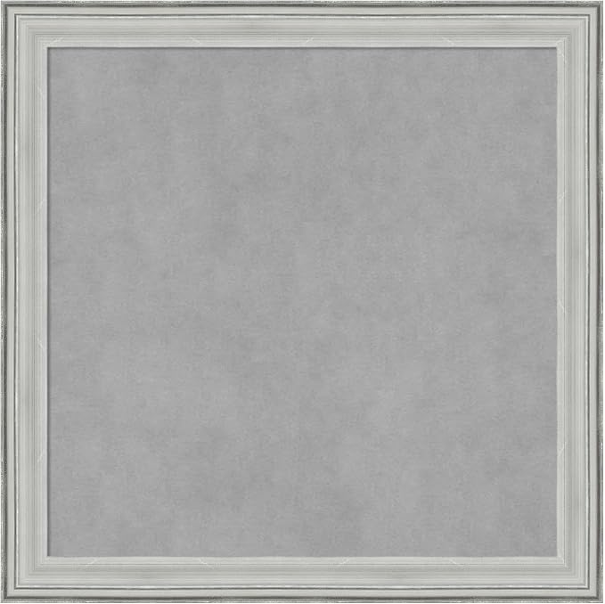 Amanti Art Silver Framed Magnetic Board 23x23 Medium Vision Board by AmantiArt