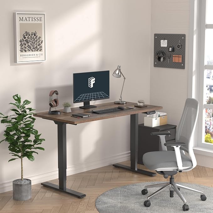 FLEXISPOT E6 3-Stage Dual Motor Electric Standing Desk 55 x 28 Sit Stand Up Desk - Image 2