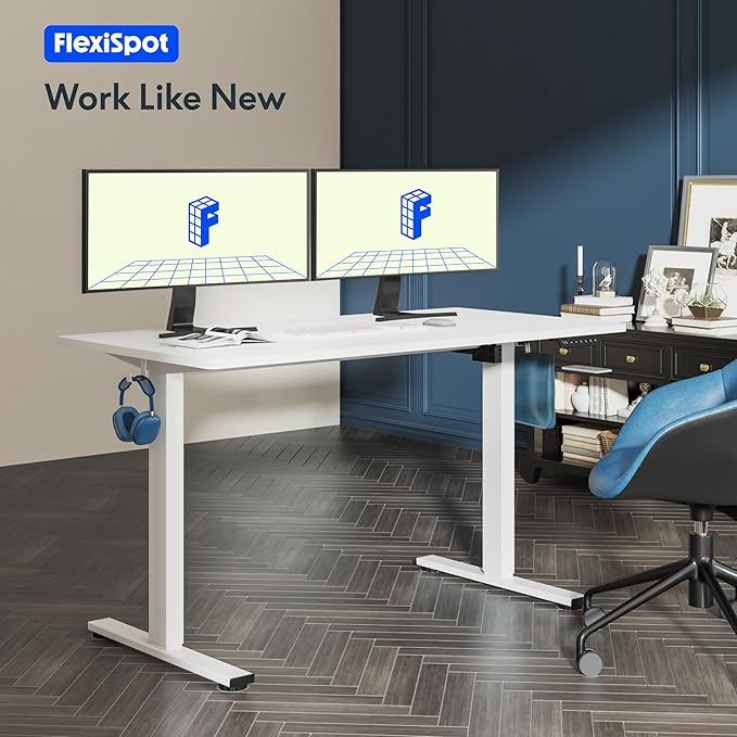 FLEXISPOT One-Piece Electric Standing Desk, 48 x 24 Inches Adjustable Desk - Image 6