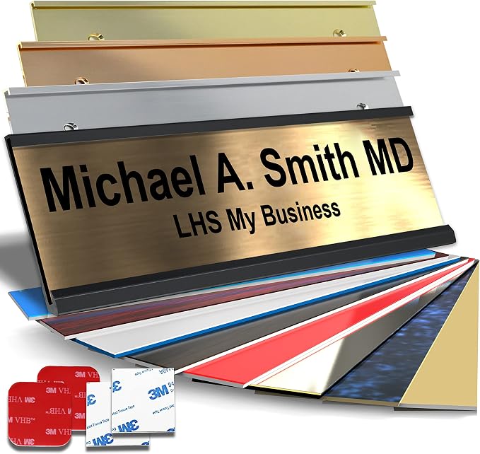 Custom Name Plate for Doors, by LHS+My+Business
