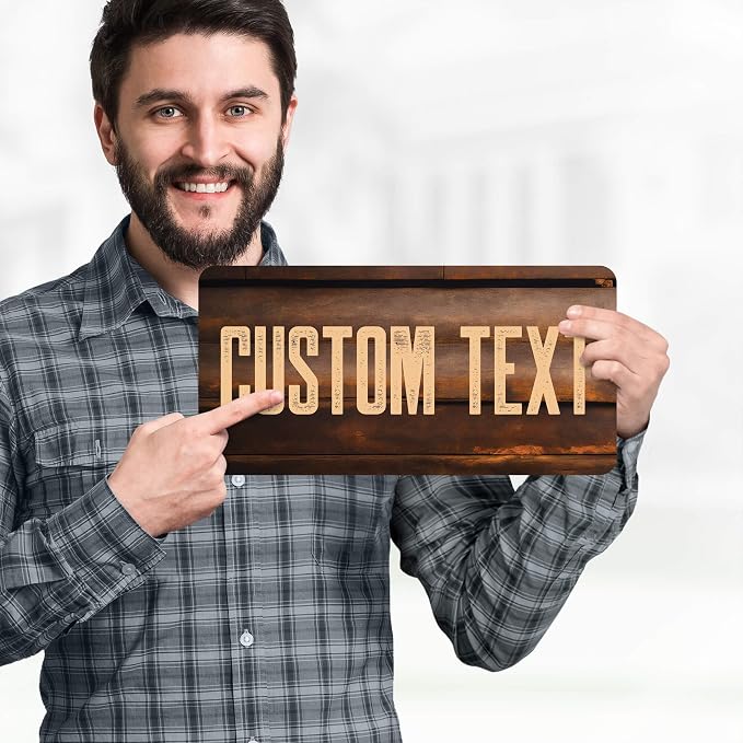 Custom Sign, Custom Street Sign, 11 Font Colors, 13 Font Styles, 4 Hole Options - Image 2
