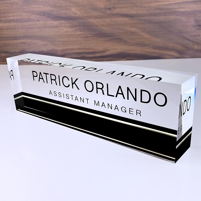 Artblox Office Desk Name Plate Personalized | Custom Name Plates by Artblox