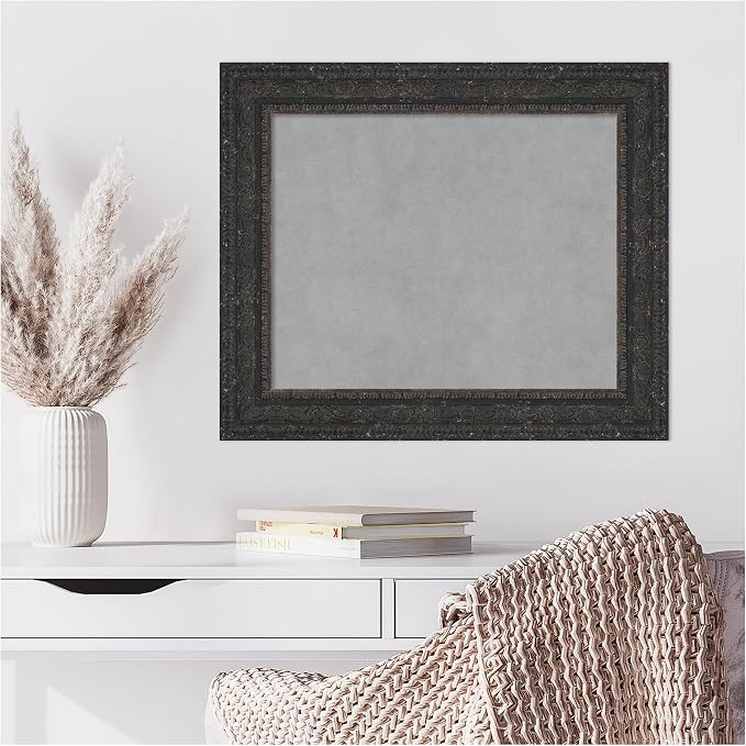 Amanti Art Black Framed Magnetic Board 21x25 Small Vision Board - Image 6