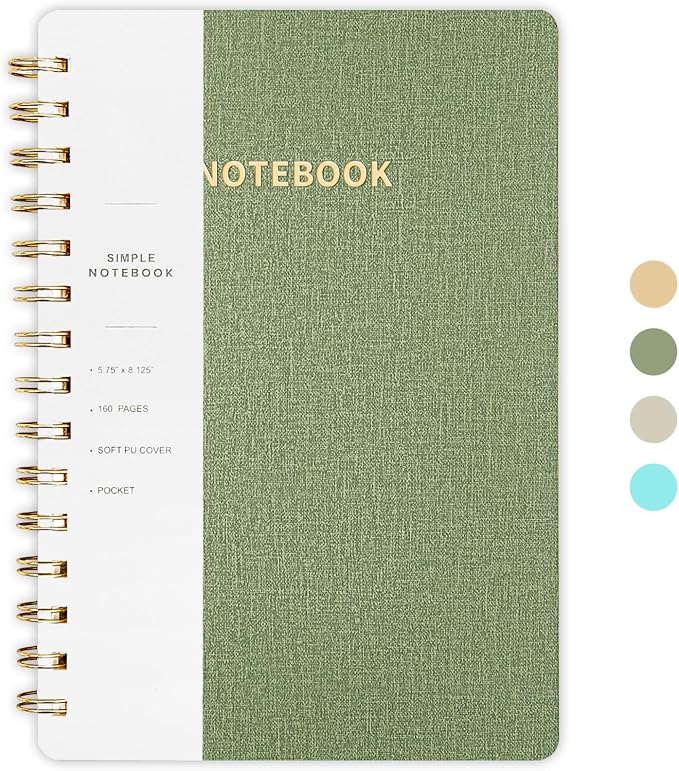 Spiral Notebook-5.75" x 8.125" College Ruled Journal by Oneirom