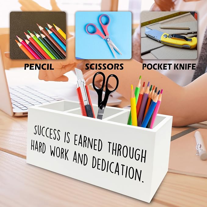 QZQE Motivational Gifts Pen Pencil Holder Organizer - Image 6