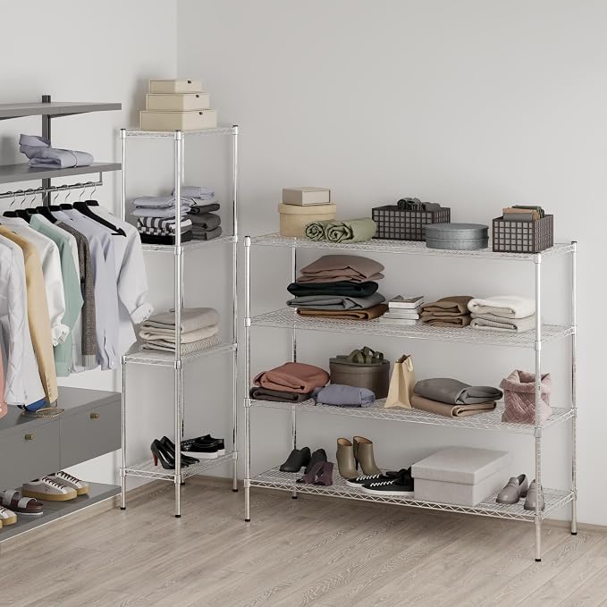 Regal Altair 21" Deep x 60" Wide x 54" Height Wire Shelving Kit | 4-Tier | NSF - Image 7