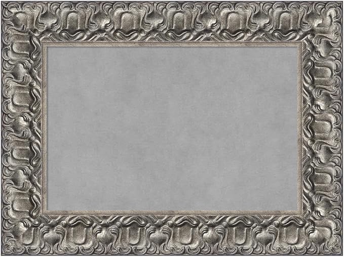 Amanti Art Silver Framed Magnetic Board 18x24 Small Vision Board by AmantiArt