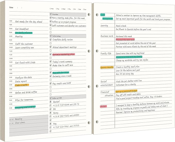 EMSHOI Undated Daily Planner - Image 8