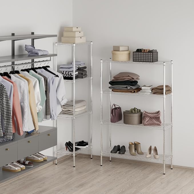 Regal Altair 14" Deep x 42" Wide x 64" Height Wire Shelving Kit | 4-Tier | NSF - Image 7