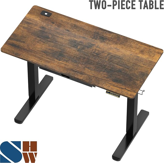 SHW 48-Inch Electric Height Adjustable Standing Desk - Image 9