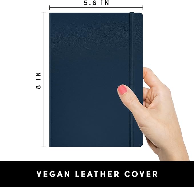 PAPERAGE Graph Paper Journal Notebook, 160 Pages, Medium 5.6 in x 8 in - Image 2