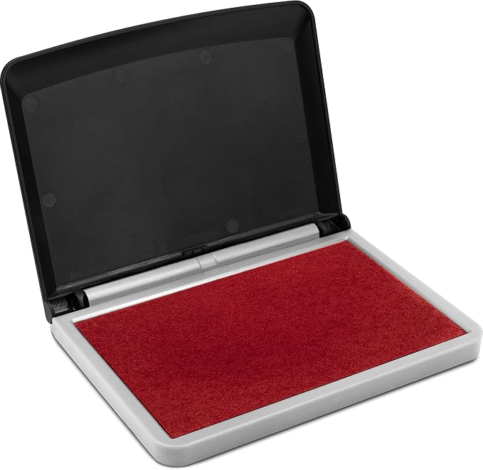 MaxMark Large Crimson Red Stamp Pad - Image 7