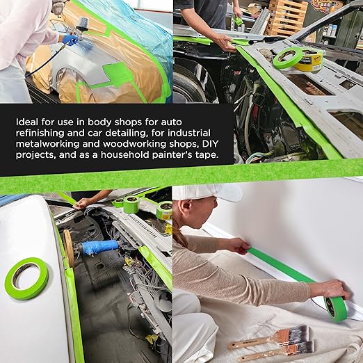 Dura-Gold Green Automotive Masking Tape 2 Inch, 2 Rolls - Image 5