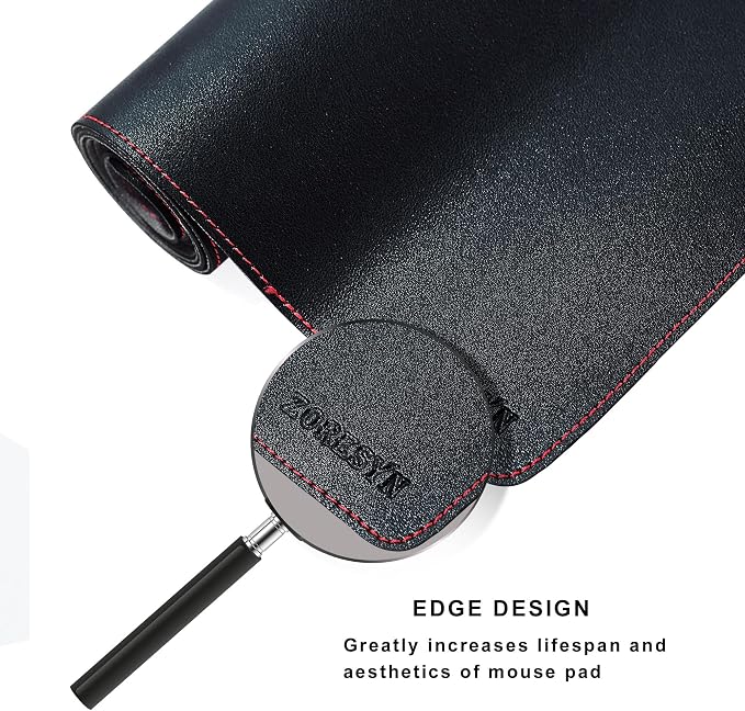 ZORESYN Office Desk Pad 74.8x35.4inch, Large Mouse pad Desk Mat, Waterproof PU - Image 3