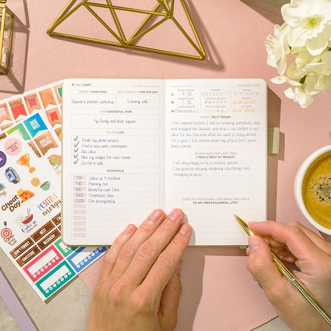 Clever Fox Self-Care Journal Pocket – Daily Reflection Notebook – Mental Health - Image 6