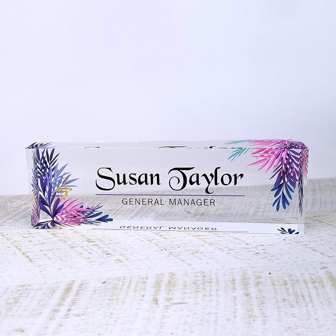 Artblox Office Desk Name Plate Personalized | Custom Name Plates - Image 2