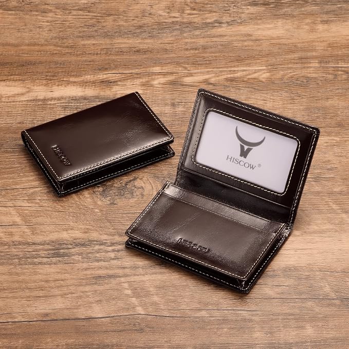 Leather Business Card Case Holder - Image 2