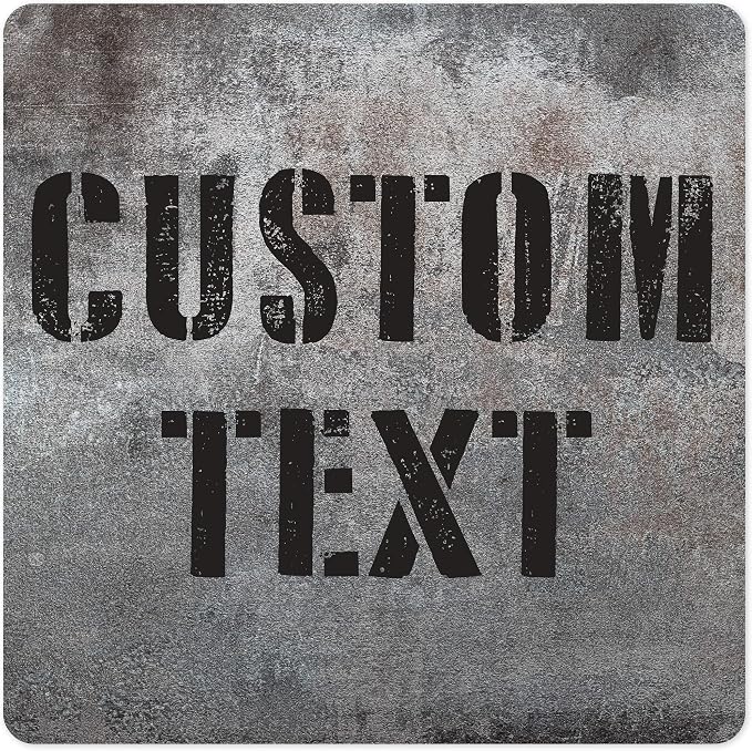 Custom Sign, Custom Street Sign, 11 Font Colors, 13 Font Styles, 4 Hole Options by MySignCenter