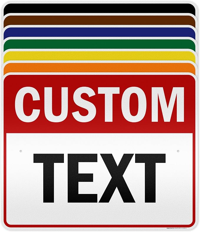Custom Sign, Custom Sign for Business, Indoor/Outdoor use. 24x30 Inches by MySignCenter