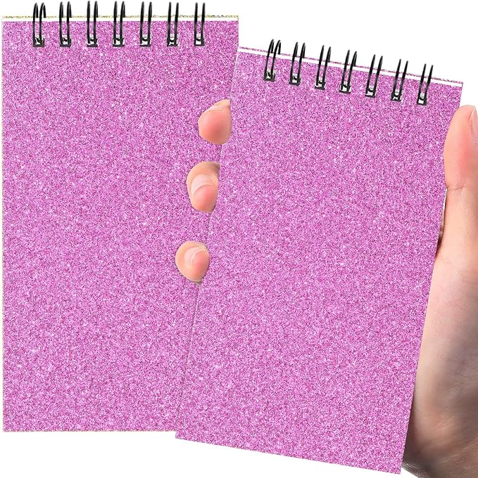 Tenceur 2 Pcs Pocket Notebook Small 3x5 Inch Spiral Notepads Mini Top Bound by Tenceur
