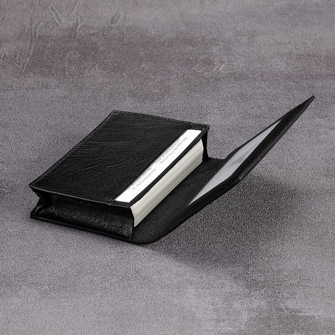 Leather Business Card Case Holder - Image 4