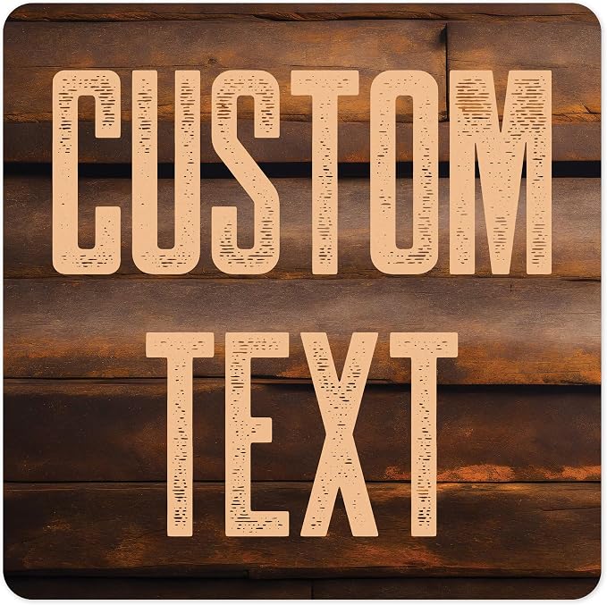 Custom Sign, Custom Street Sign, 11 Font Colors, 13 Font Styles, 4 Hole Options by MySignCenter