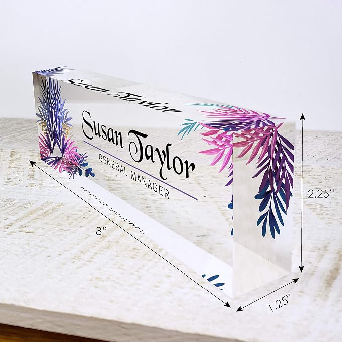 Artblox Office Desk Name Plate Personalized | Custom Name Plates - Image 3