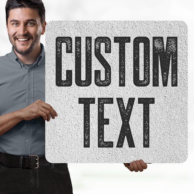 Custom Sign, Custom Street Sign, 11 Font Colors, 13 Font Styles, 4 Hole Options - Image 2
