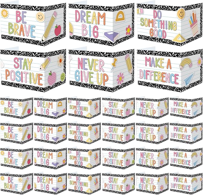 Honoson 24 Pcs Bulk Inspirational Privacy Folders by Honoson