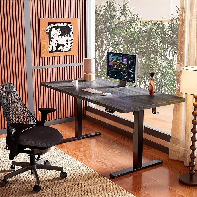 ErGear Electric Standing Desk, 44 x 24 Inches Height Adjustable Stand up Desk - Image 2