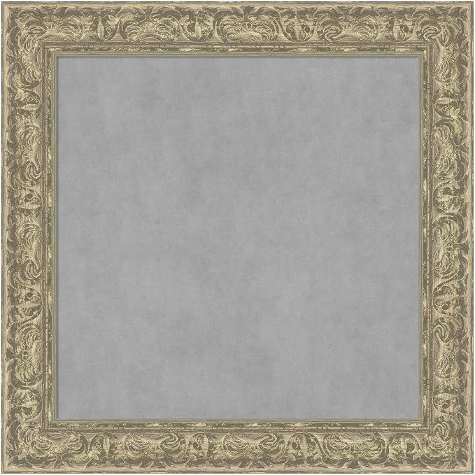 Amanti Art Silver Framed Magnetic Board 31x31 Medium Vision Board by AmantiArt