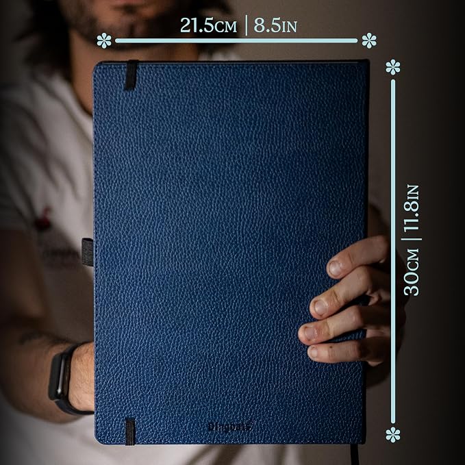 Dingbats* - Wildlife Squared Extra Large A4 Notebook - PU Leather Hardcover - Image 6