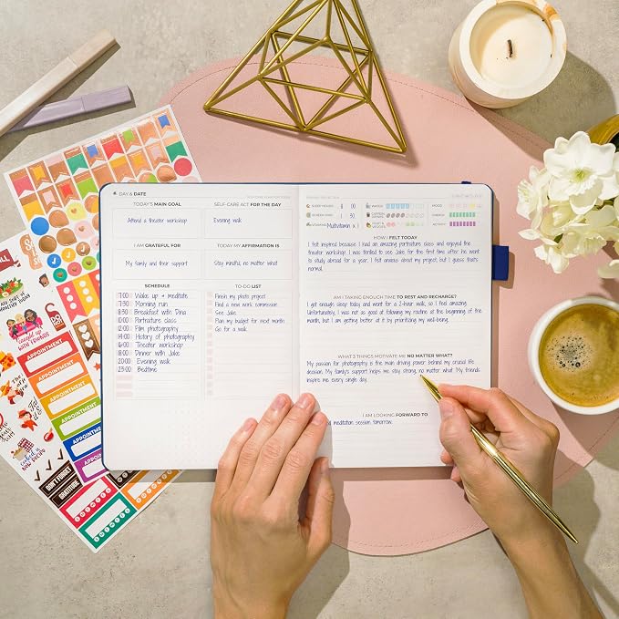 Clever Fox Self-Care Journal – Daily Reflection Notebook – Mental Health & - Image 6