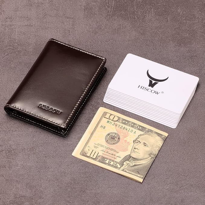 Leather Business Card Case Holder - Image 3